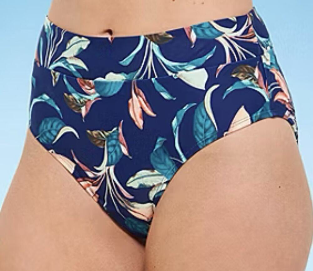 Mynah Women's High Waist Bikini Swimsuit Bottom Size XXL Resort Vacation